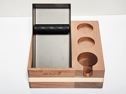 IKAPE Knock Box: 58MM Espresso Accessories Organizer