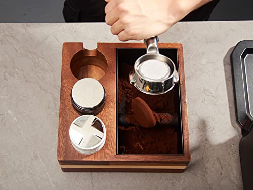 IKAPE Knock Box: 58MM Espresso Accessories Organizer