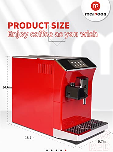 Smart Touch Espresso Coffee Maker - Brews 16 Drinks