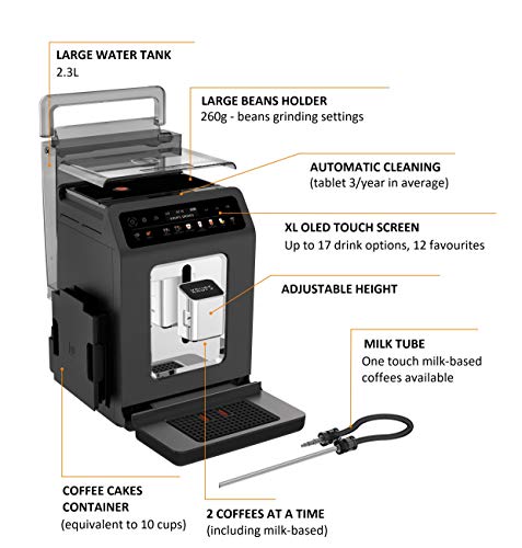 KRUPS Automatic Coffee Machine with 17 Drink Options