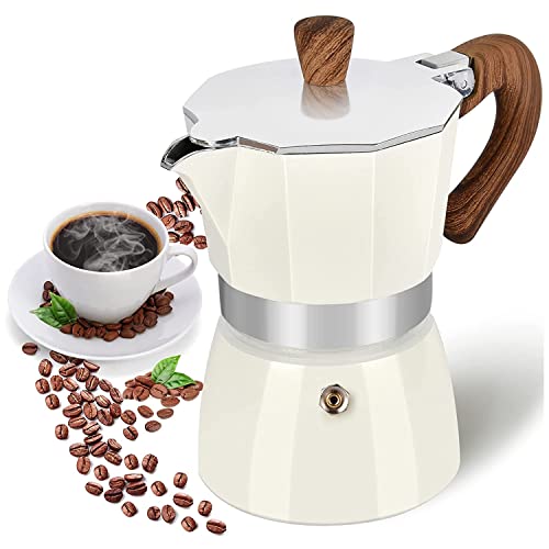 Premium Aluminum Moka Italian Greca Coffee Maker - 5oz