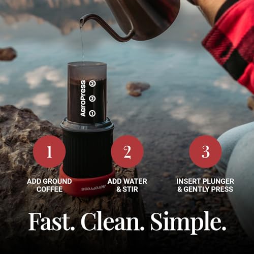 Aeropress Go: Portable Coffee Press Kit with Mug