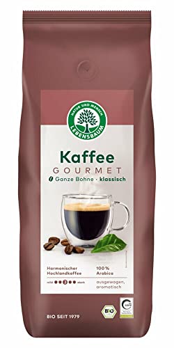 Lebensbaum Classic Organic Gourmet Coffee, Whole Bean