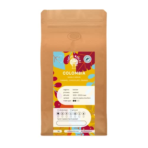 Colombian Rainforest Alliance Arabica | UK Roasted, Whole Beans