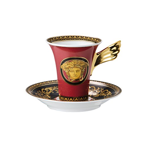 Versace Medusa Coffee Set, 2 Pieces