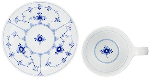 Royal Copenhagen Musselmalet High Handle Cup and Saucer