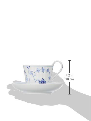Royal Copenhagen Musselmalet High Handle Cup and Saucer