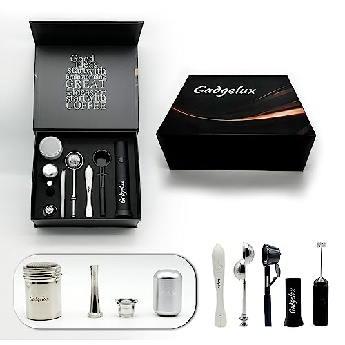 Barista Gift Set: Espresso Pods, Milk Frother, Coffee Accessories