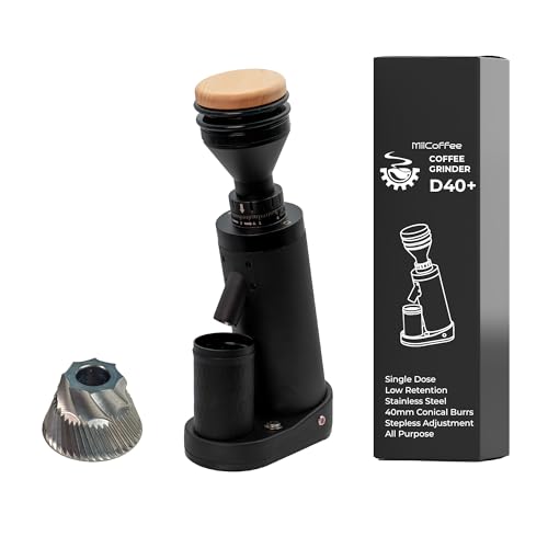 MiiCoffee D40+: Single Dose Grinder (Black)