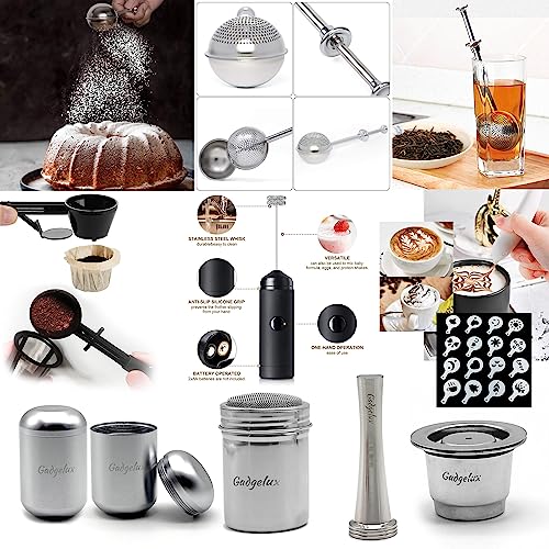Barista Gift Set: Espresso Pods, Milk Frother, Coffee Accessories