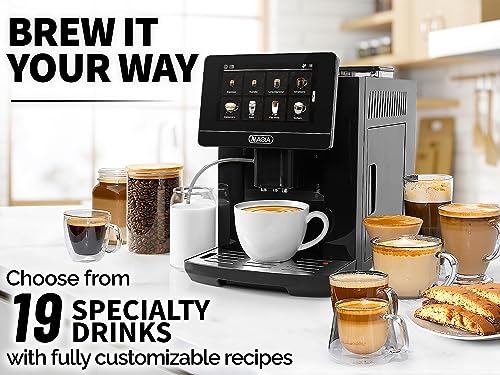 Zulay Magia Espresso Coffee Maker - Super Automatic with Touch Screen