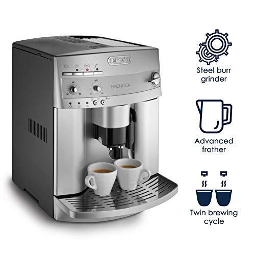 De'Longhi Magnifica Super Automatic Coffee Machine (Silver)