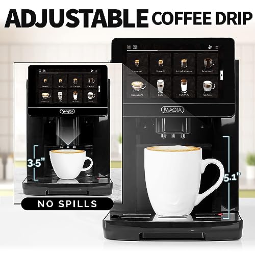 Zulay Magia Espresso Coffee Maker - Super Automatic with Touch Screen