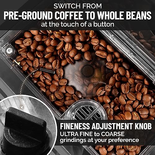 Zulay Magia Espresso Coffee Maker - Super Automatic with Touch Screen