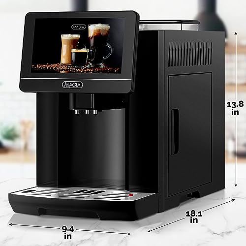 Zulay Magia Espresso Coffee Maker - Super Automatic with Touch Screen