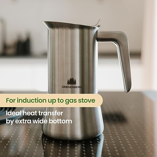 Italian Stainless Steel Espresso Maker | Moka Pot Induction