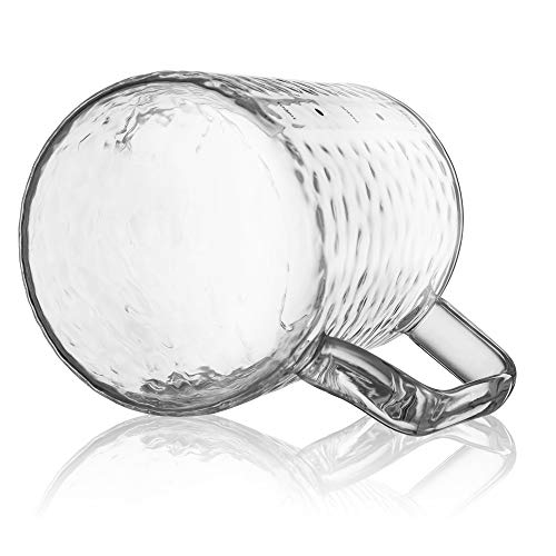 Heat-Resistant Glass Milk Steaming Pitcher, 20oz/600ml