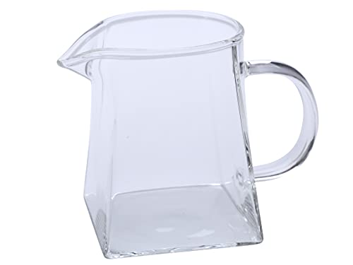 Small Glass Pitcher for Cream, Milk, Tea (12oz)