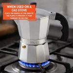 Imusa Aluminum 6-Cup Stovetop Espresso Maker