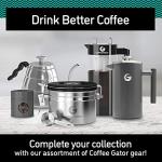 Coffee Gator 34oz French Press with Travel Jar