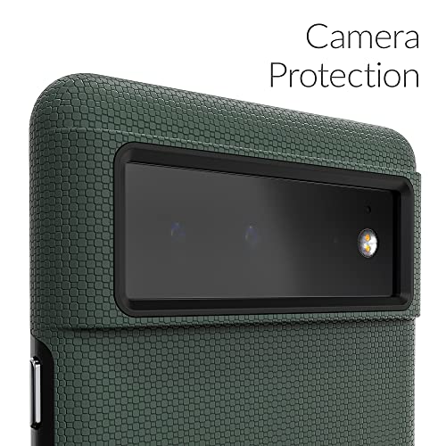 Forest Green Shockproof Dual Layer Case for Google Pixel 6