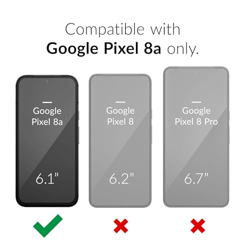 Forest Green Dual Guard Shockproof Case for Google Pixel 8a