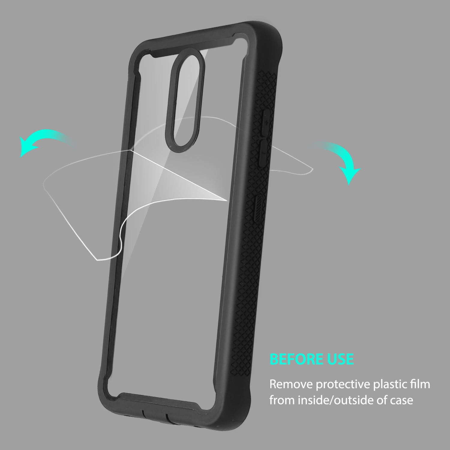 Blue/Pink Dual Layer Hybrid Case for LG Stylo 6
