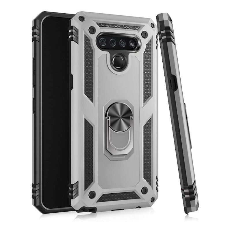 LG K51 Phone Case with Kickstand and Screen Protector