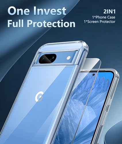 Clear Rugged Case for Google-Pixel 8a: Military Grade Protection
