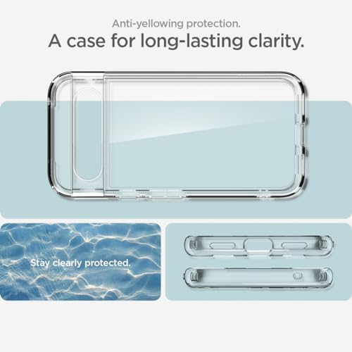 Pixel 8a Case: Spigen Ultra Hybrid - Crystal Clear