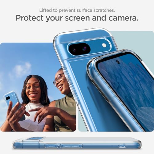 Pixel 8a Case: Spigen Ultra Hybrid - Crystal Clear