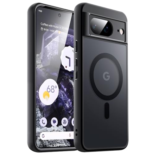JETech Magnetic Case for Google Pixel 8 - MagSafe Compatible Translucent Cover