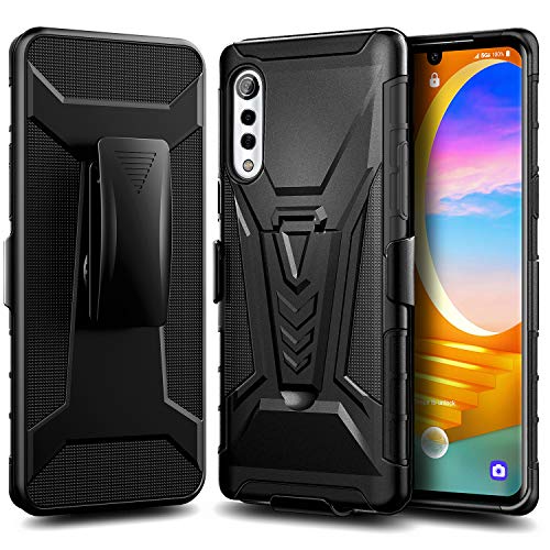 LG Velvet Belt Clip Holster Kickstand Phone Case