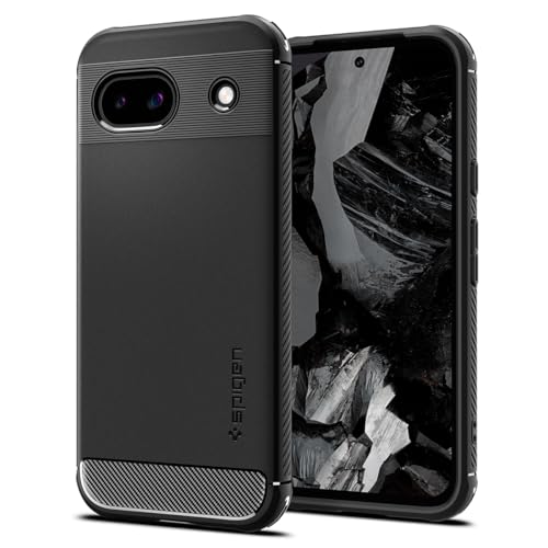 Spigen Rugged Armor Pixel 8a Case - Matte Black