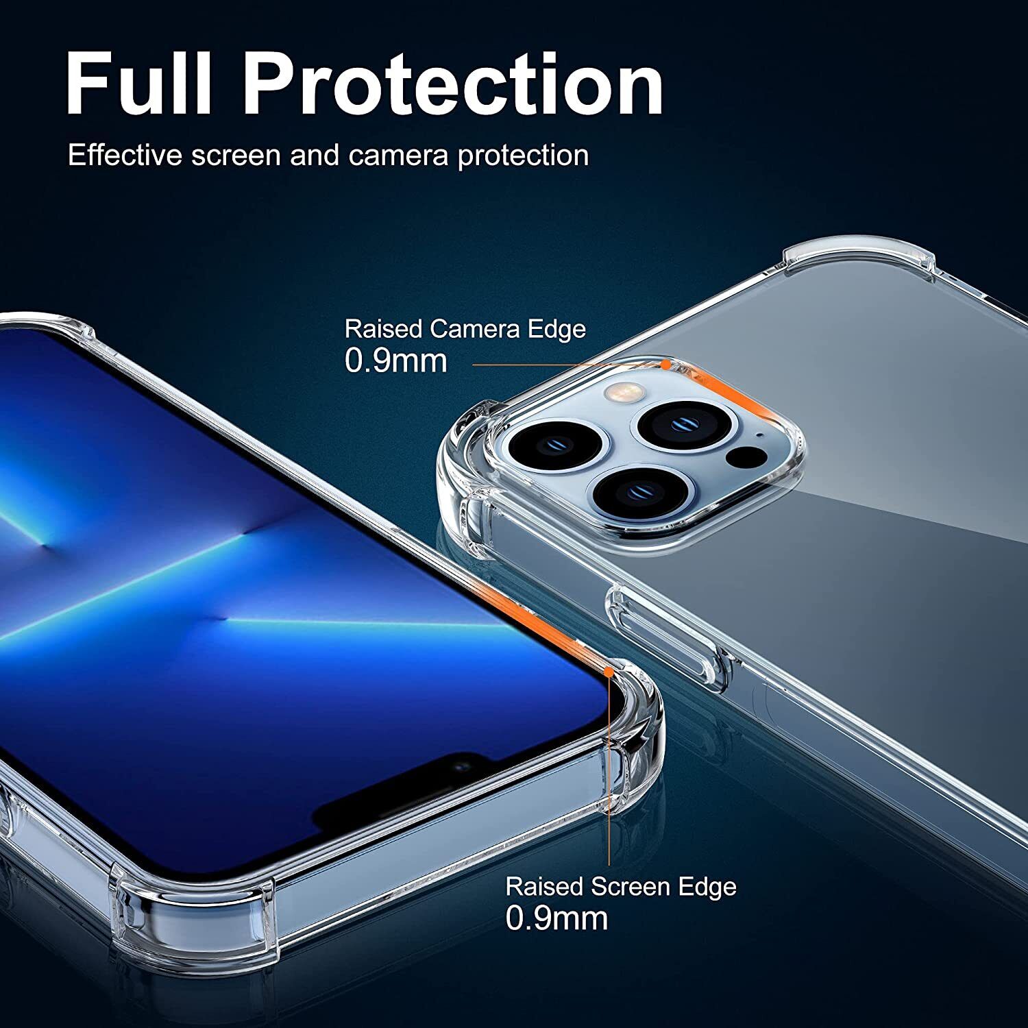 iPhone Pro Max Shockproof Case with Screen Protector