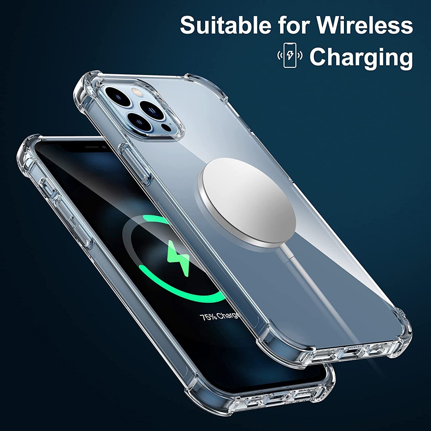 iPhone Pro Max Shockproof Case with Screen Protector