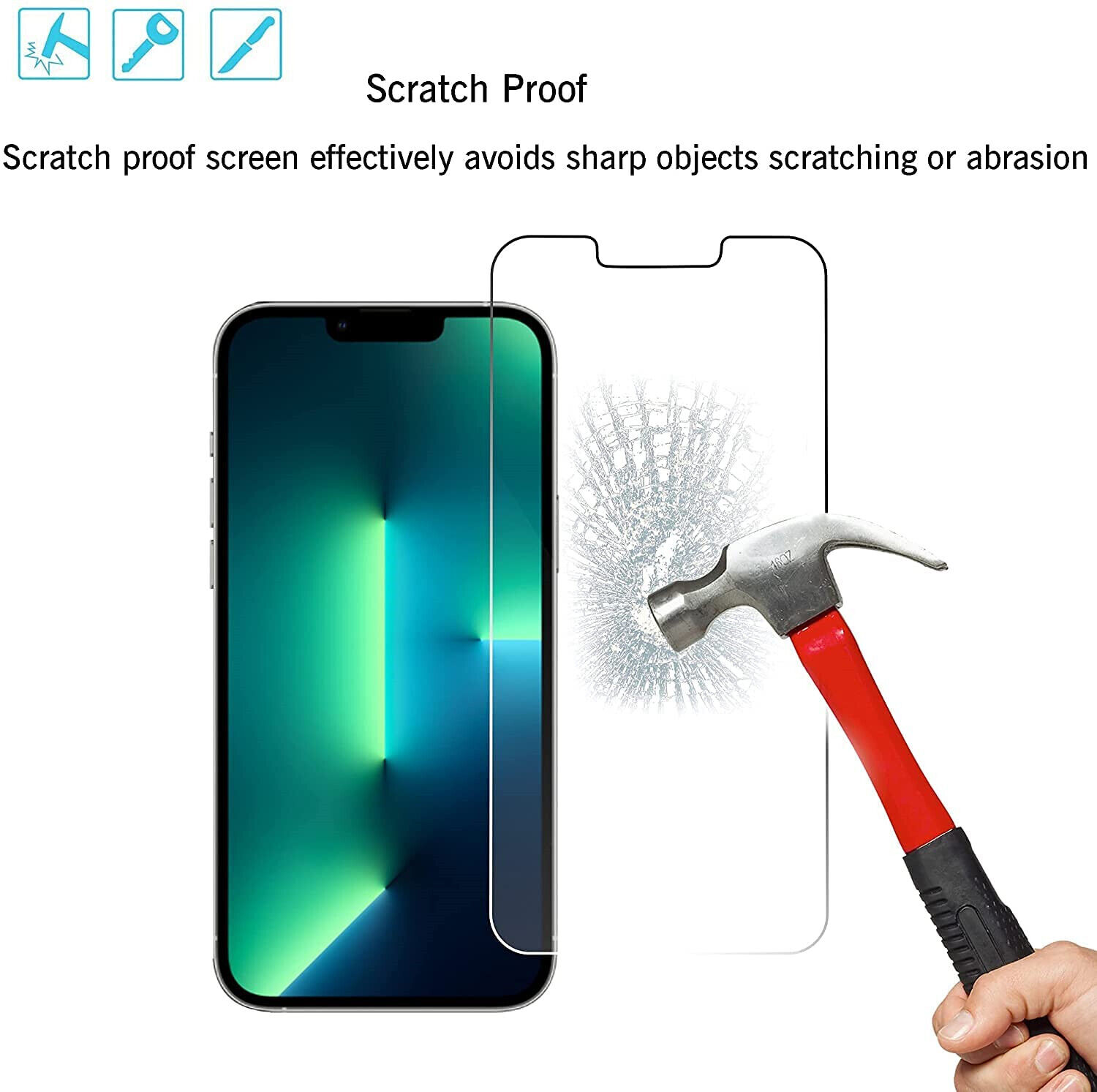 iPhone Pro Max Shockproof Case with Screen Protector