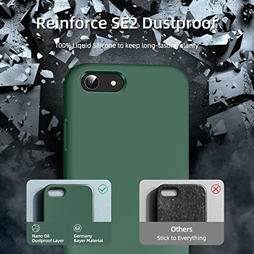 Silicone Shockproof Case with Screen Protector for iPhone