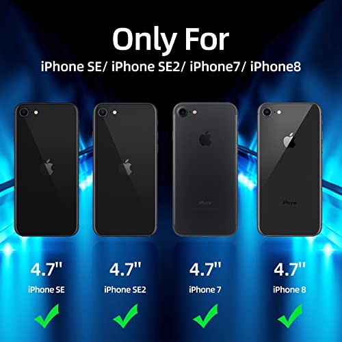 Silicone Shockproof Case with Screen Protector for iPhone