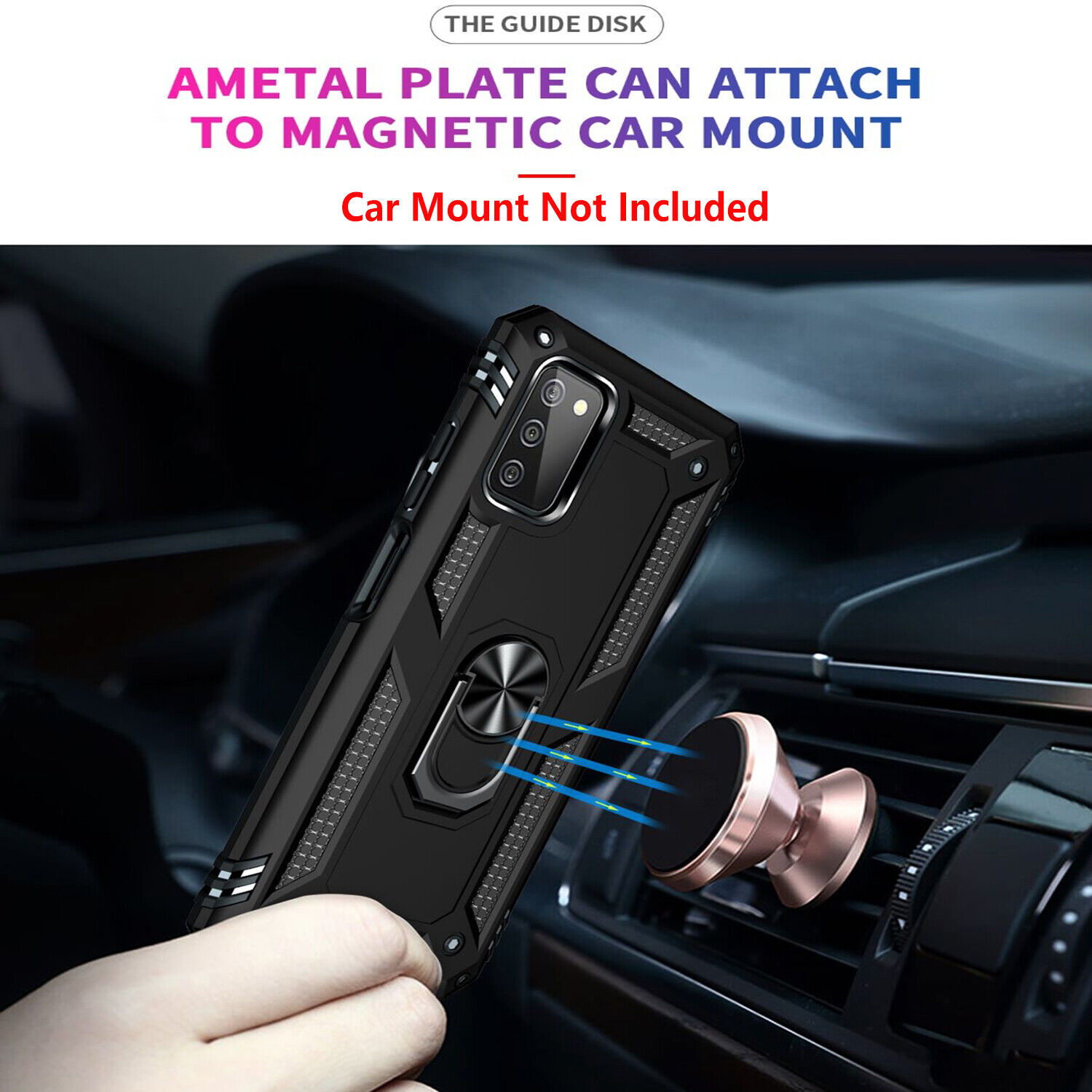Samsung Galaxy A03S Shockproof Case + Glass Protector
