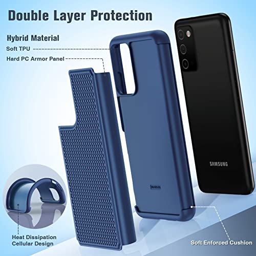 Samsung Galaxy A03s Shockproof Dual Layer Protective Case