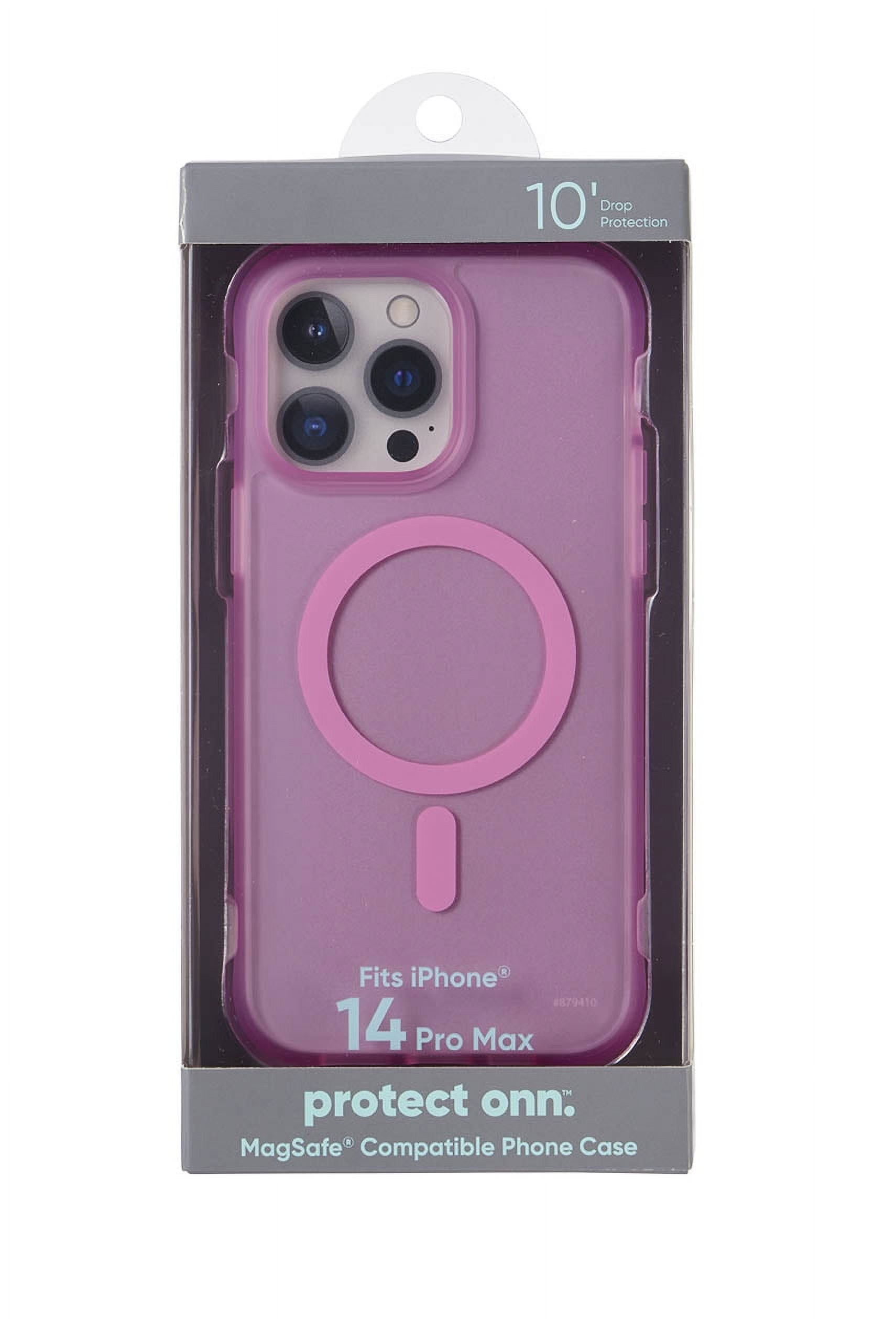 Frosted Pink MagSafe Case for iPhone 14 Pro Max