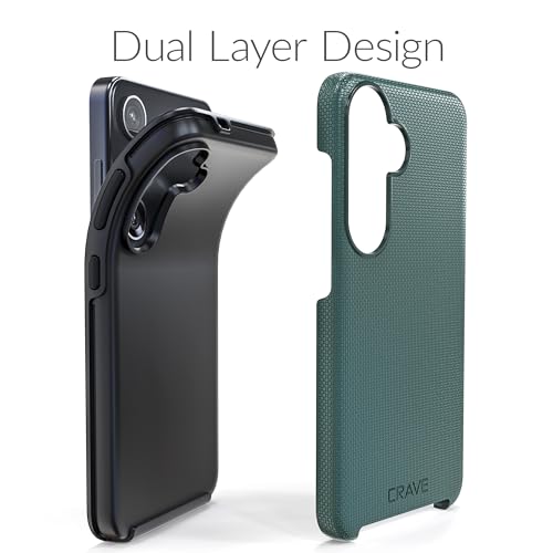 Forest Green Crave Dual Guard Samsung Galaxy S24 Case