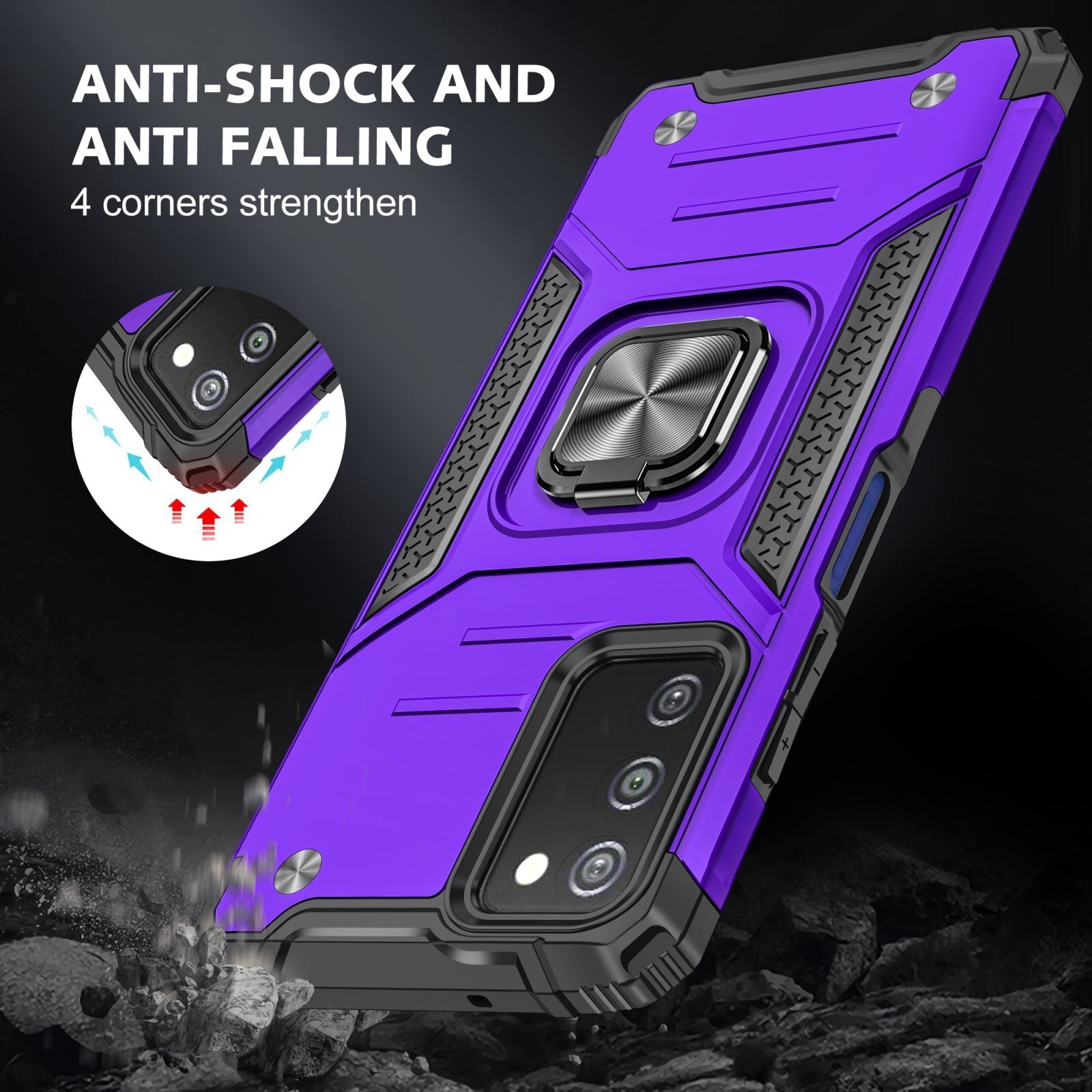 Samsung Galaxy A15 A14 5G Case with Glass Cover