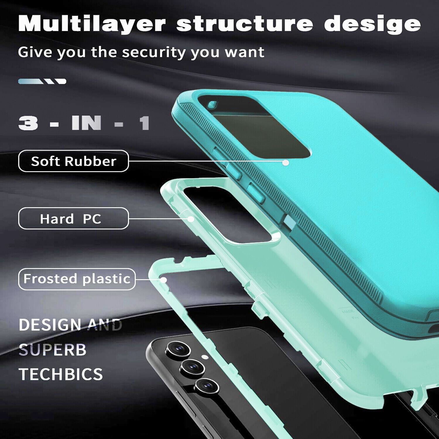 Samsung Galaxy A15 5G A14 A54 Phone Cover Screen Protector