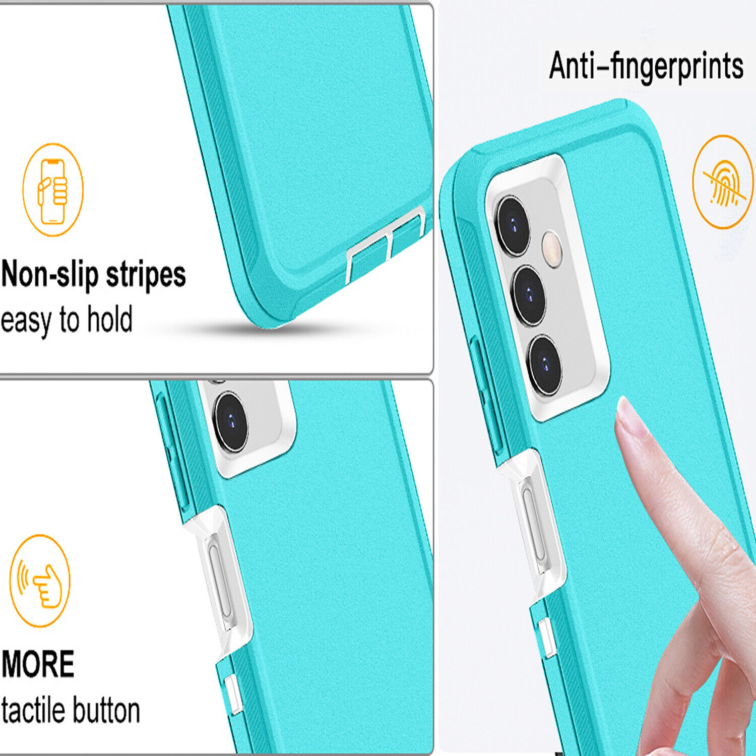 Samsung Galaxy A15 5G A14 A54 Phone Cover Screen Protector