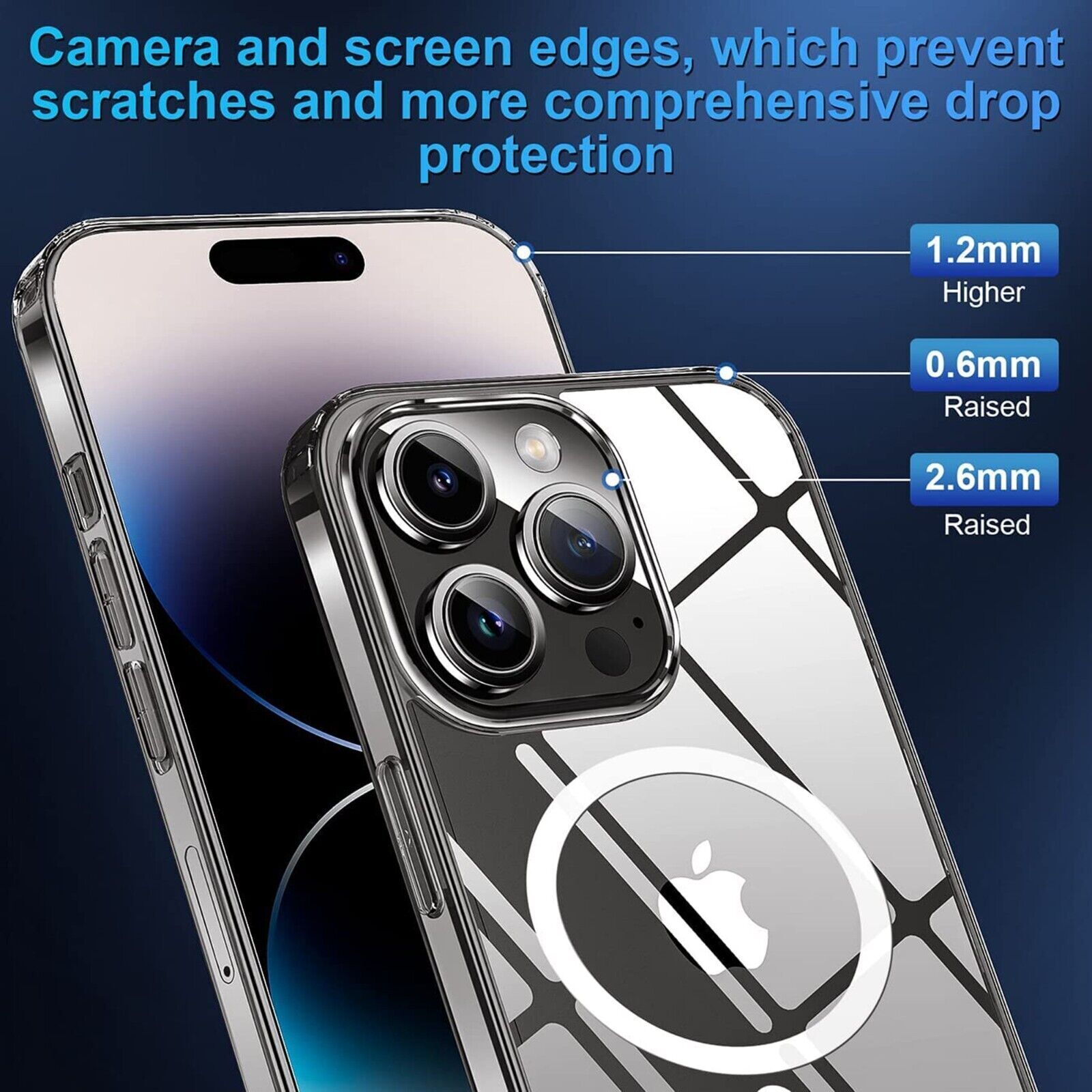 Clear Plating Mag Cover for Apple iPhone Pro Max