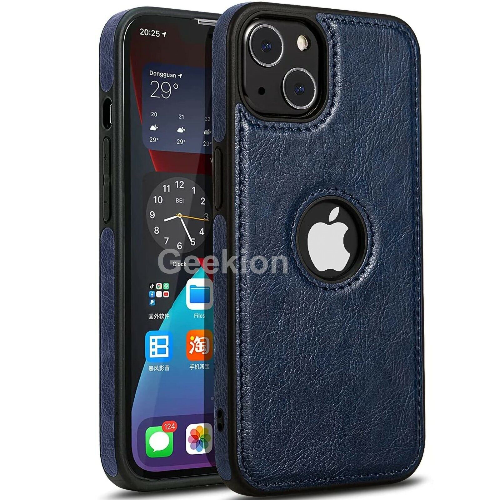Leather Shockproof Cover for Apple iPhone 15-11 Pro