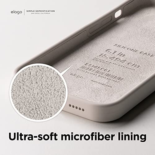 iPhone 14 Liquid Silicone Shockproof Slim Case (Stone)