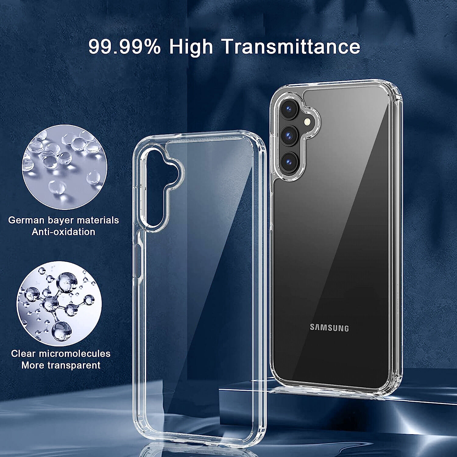 Samsung Galaxy A15 5G A14 A54 A03s A23 A13 A32 A25 Phone Case with Screen Cover